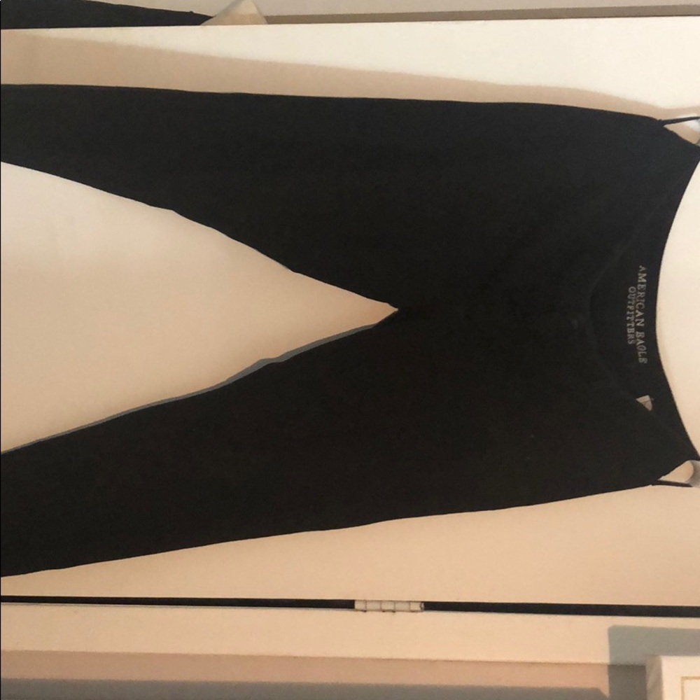 American Eagle size 12 black jeggings